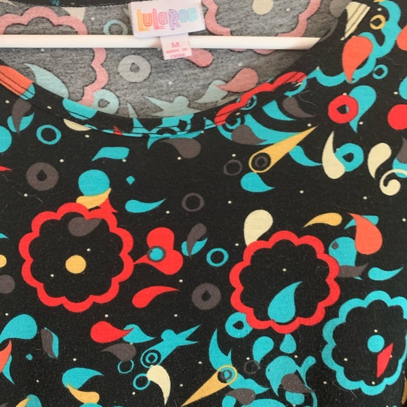 Lula Roe Flower Tunic - Picture 3 of 4